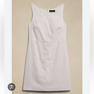 Banana Republic Linen-Cotton Sheath Mini Dress